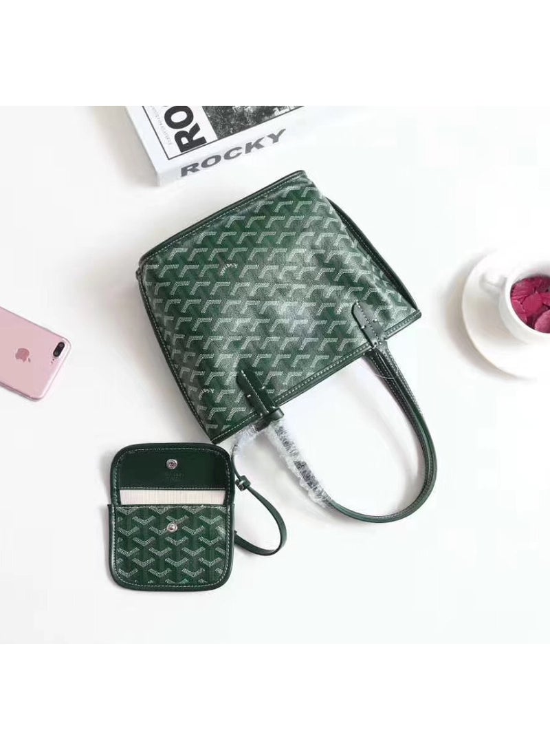 Women's mini Tote bag GREEN - Image 2